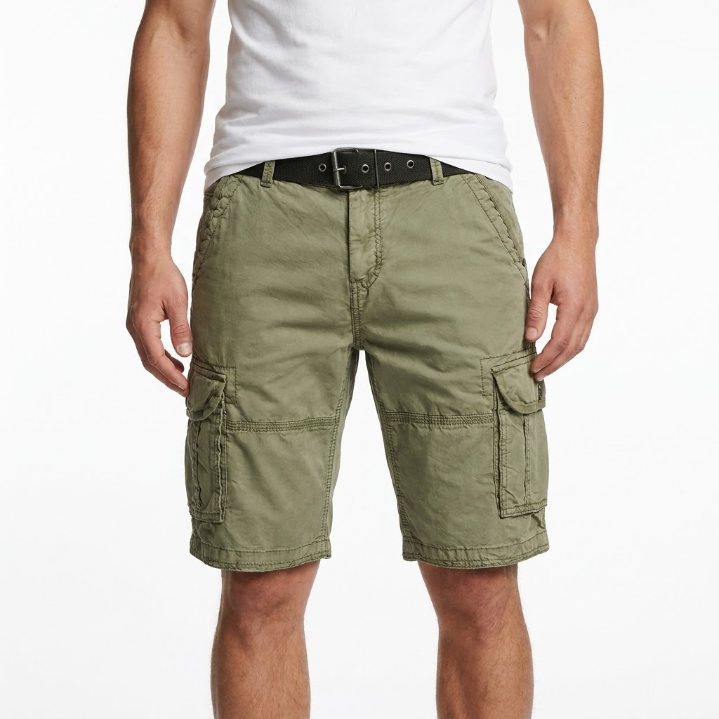 Cars Jeans Durras Heren Katoen Short | 5-Pocket, Cargo Stijl - JeansVoorMinder.nl