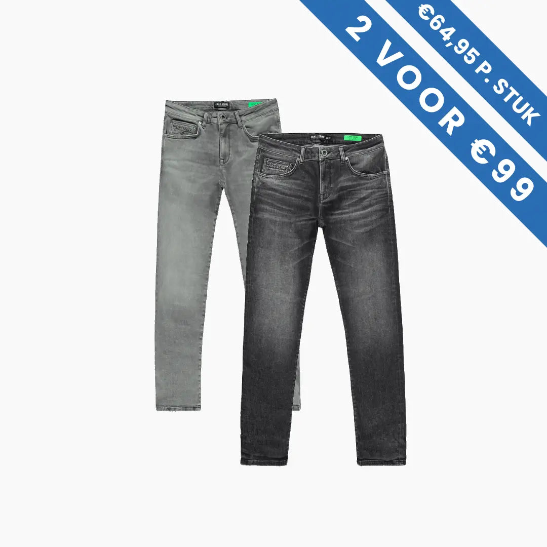 Cars Jeans Bates Slim Fit - JeansVoorMinder.nl