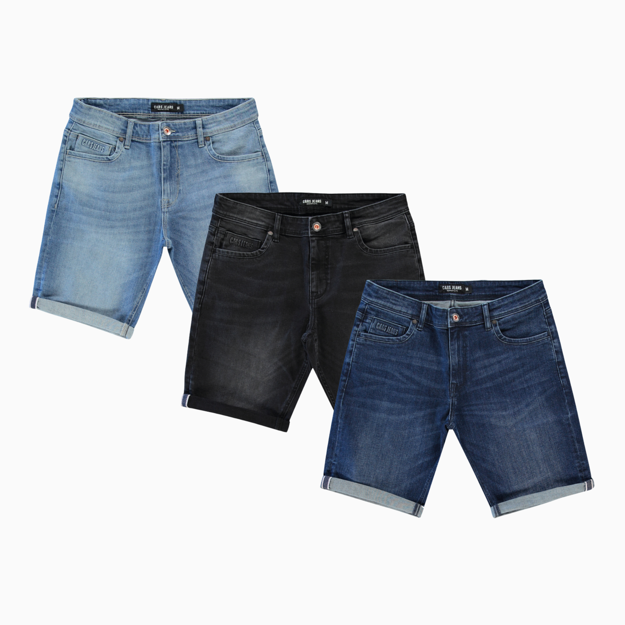 Cars Jeans Hunter Heren Jeans Short | Stretch Denim, Regular Fit - JeansVoorMinder.nl
