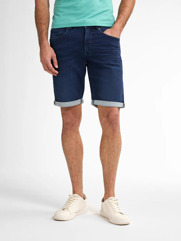 Petrol Industries Jackson Heren Denim Short | Jogg Denim, Slim Fit, Korte Broek - JeansVoorMinder.nl