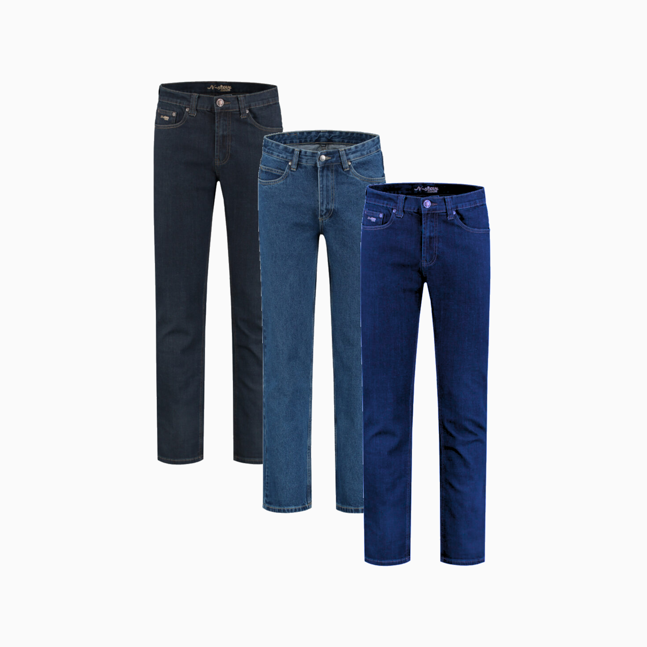 New Star Jacksonville Regular Fit Heren Jeans | Katoen-Stretch Mix - JeansVoorMinder.nl